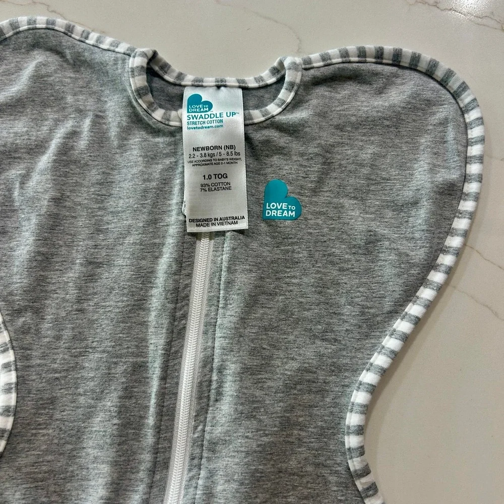 Baby Love to Dream Swaddle Up Stretch Cotton Sleep Sack Newborn 1.0 TOG